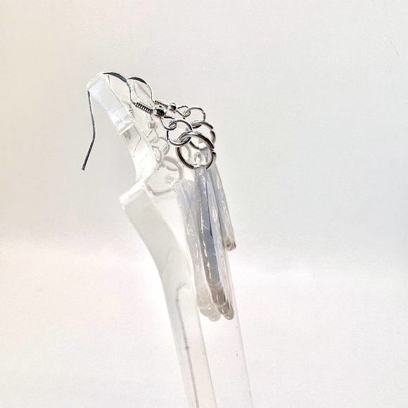 Autism Awareness Earrings - Puzzle Earrings - Dont Judge Me Earrings - Spectrum - Picture 5 of 9